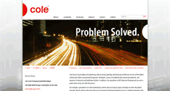 Desktop Screenshot of colestl.com